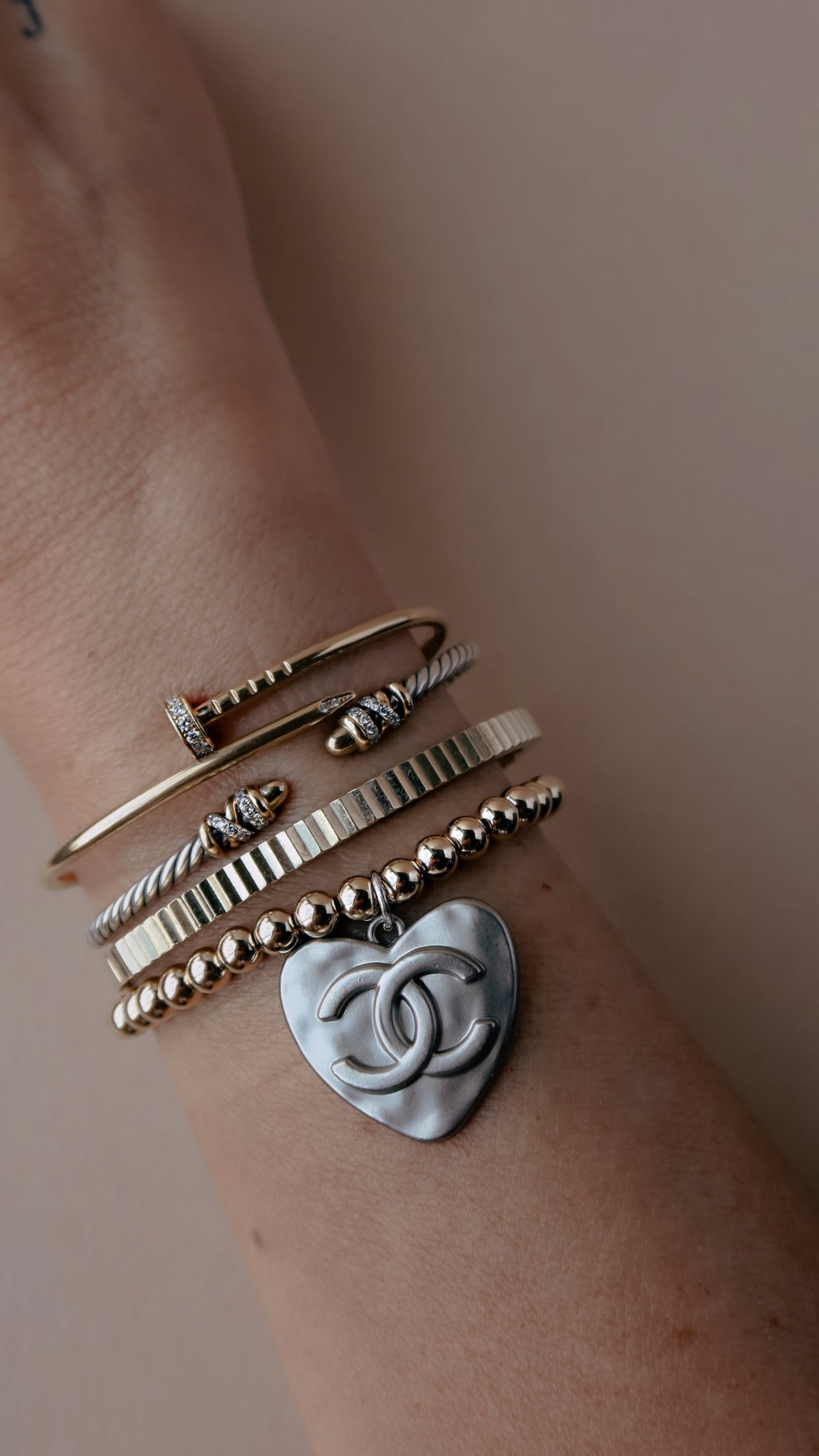 Mixed Metal Coco Bracelet