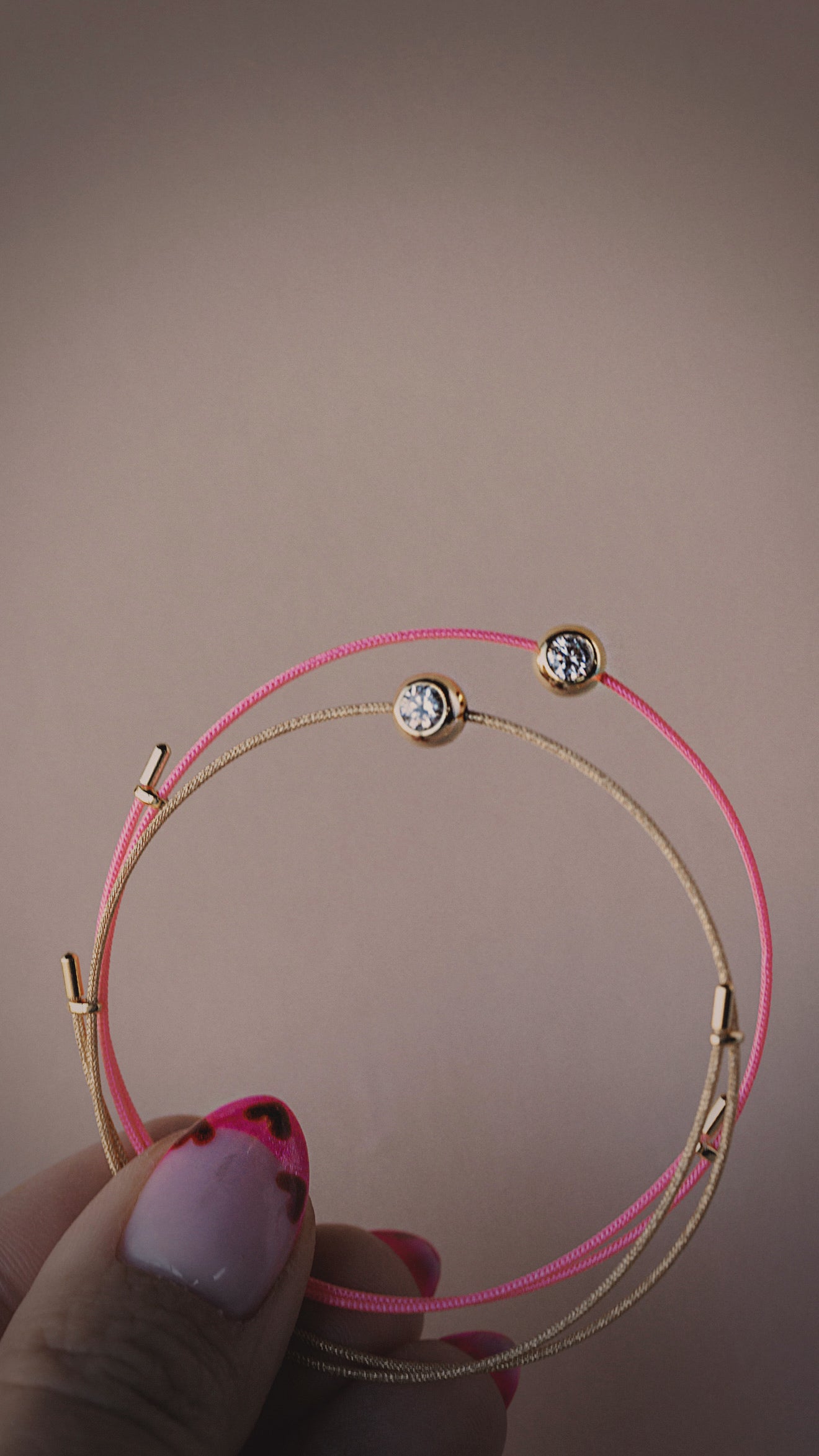 Bezel Cord Bracelet - The Neon Cactus Studio