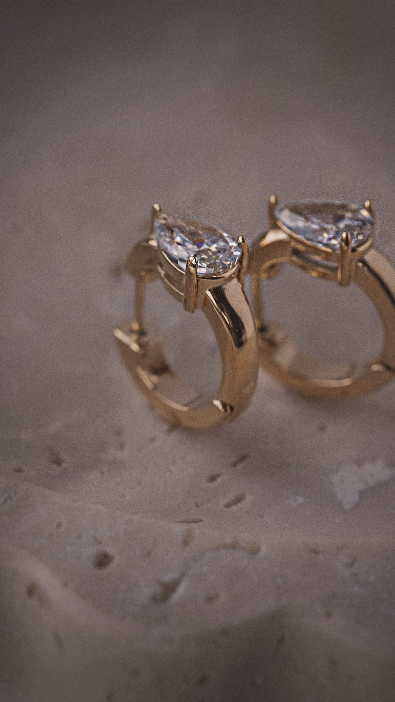 Teardrop Hoops
