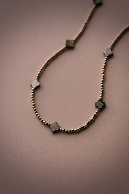 Monroe Clover Beaded Necklace