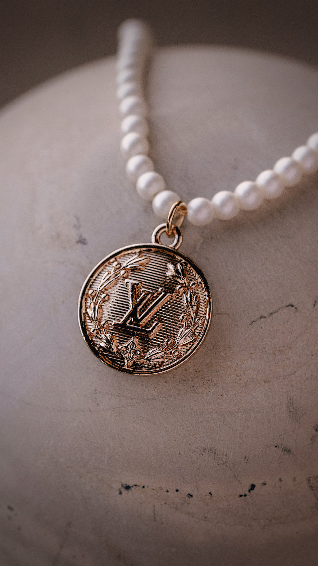 LV Pearl Necklace