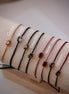 Silk Cord Gem Bracelet