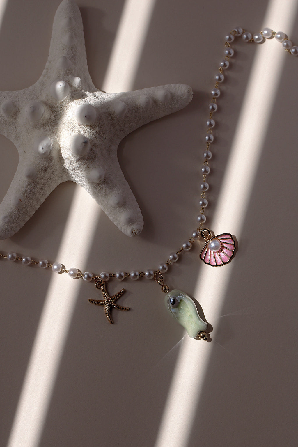 Cute Little Fish Pearl Charm Necklace