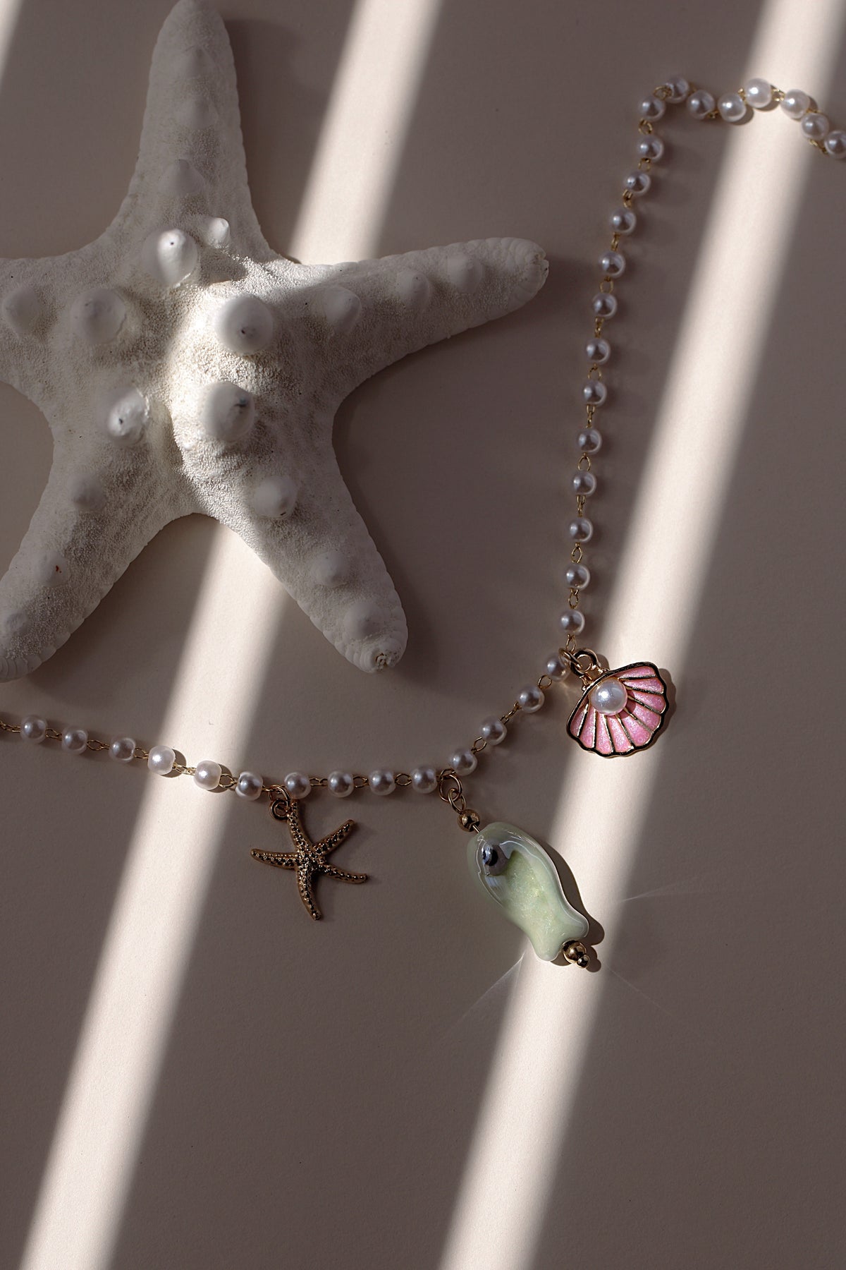 Cute Little Fish Pearl Charm Necklace