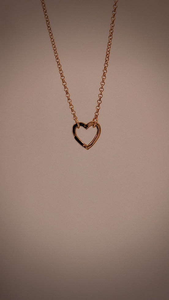 Heart Carabiner Necklace