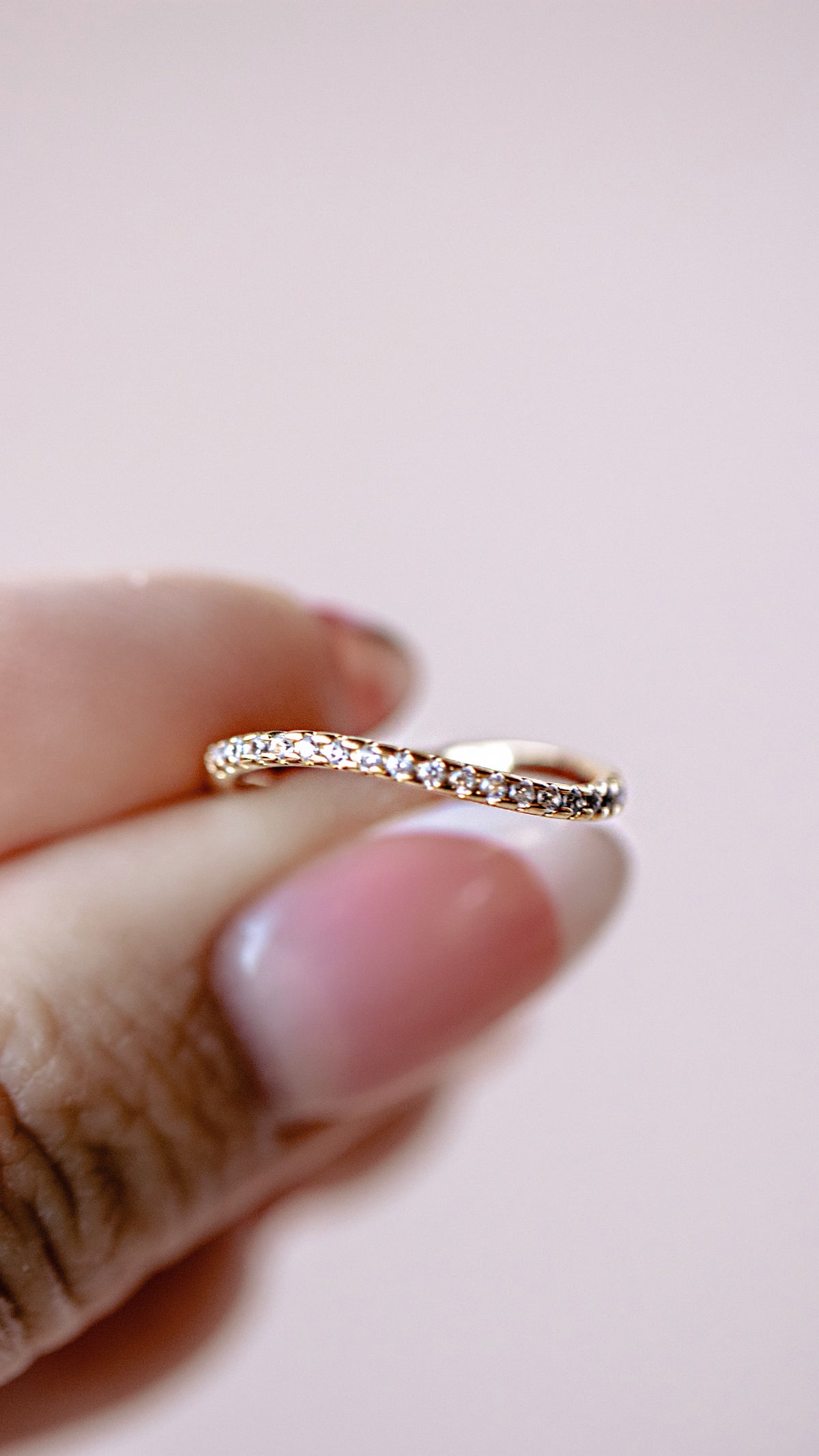 CZ Wave Ring