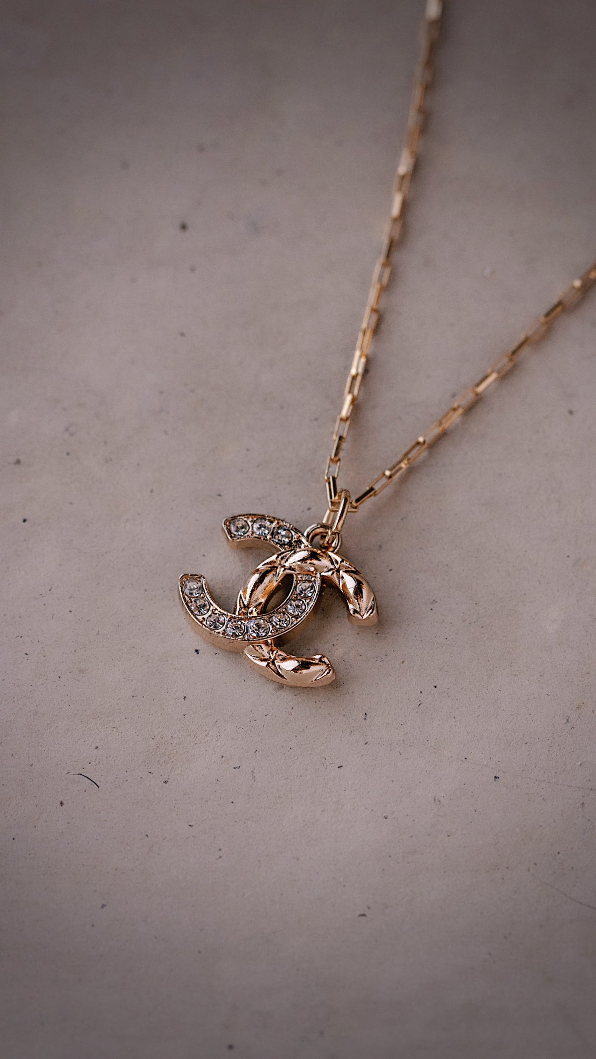 The Twisted CC Necklace