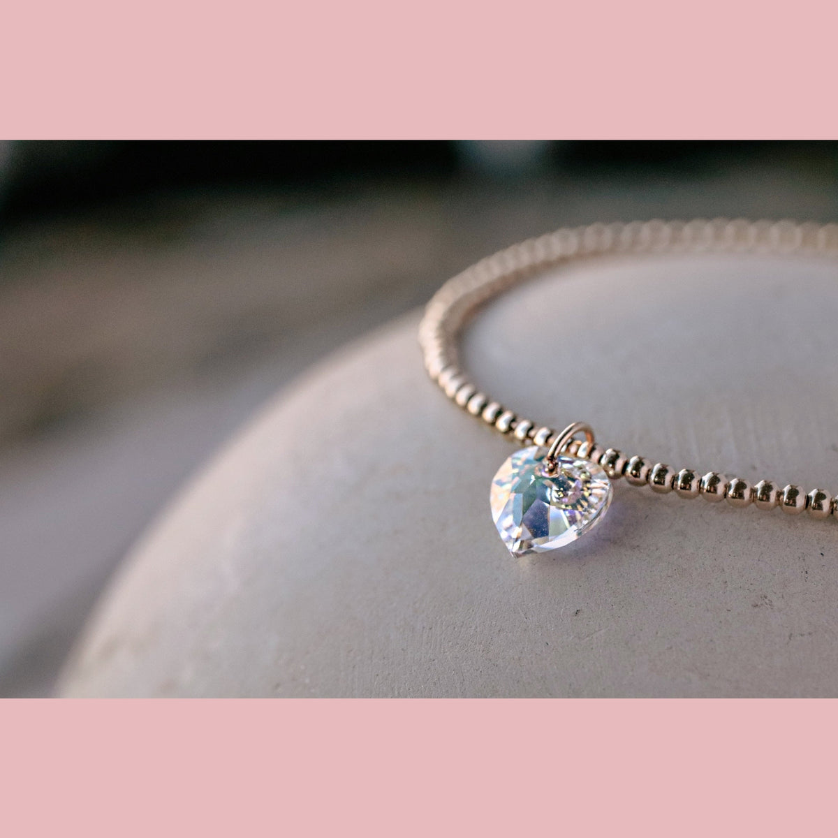 Crystal Heart Bracelet