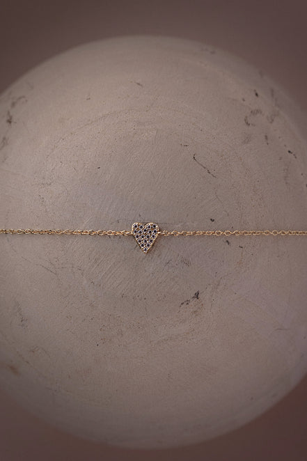 CZ Heart Bracelet