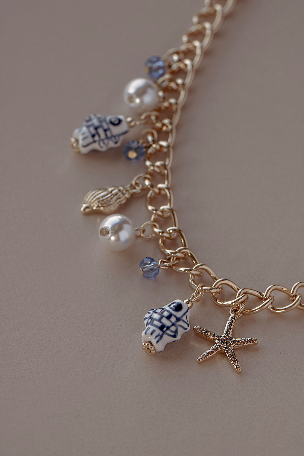 Blue Lagoon Charm Necklace