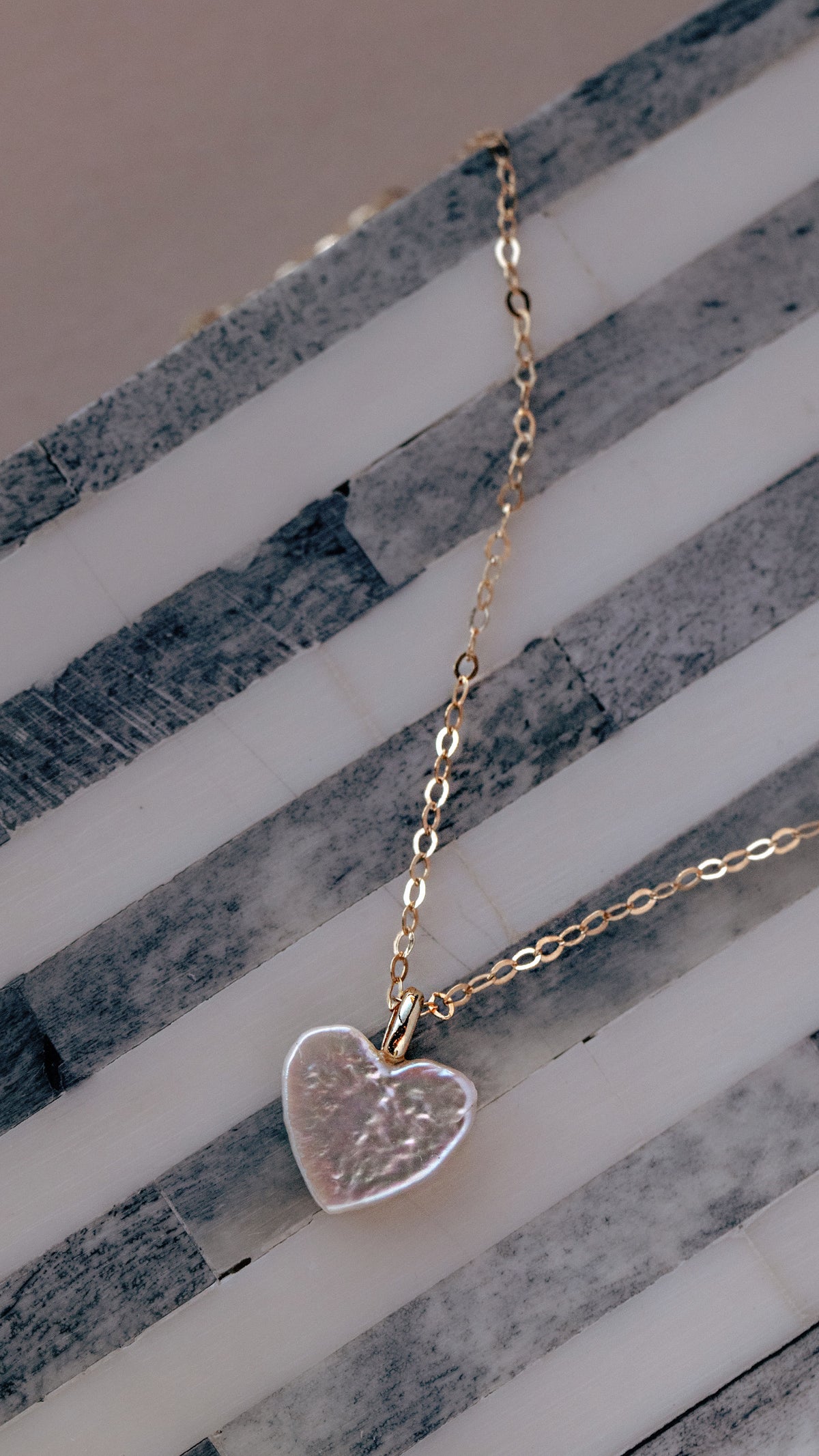 Freshwater Heart Necklace