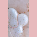 Milky Pink Tennis Necklace
