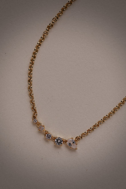 CZ Row Necklace