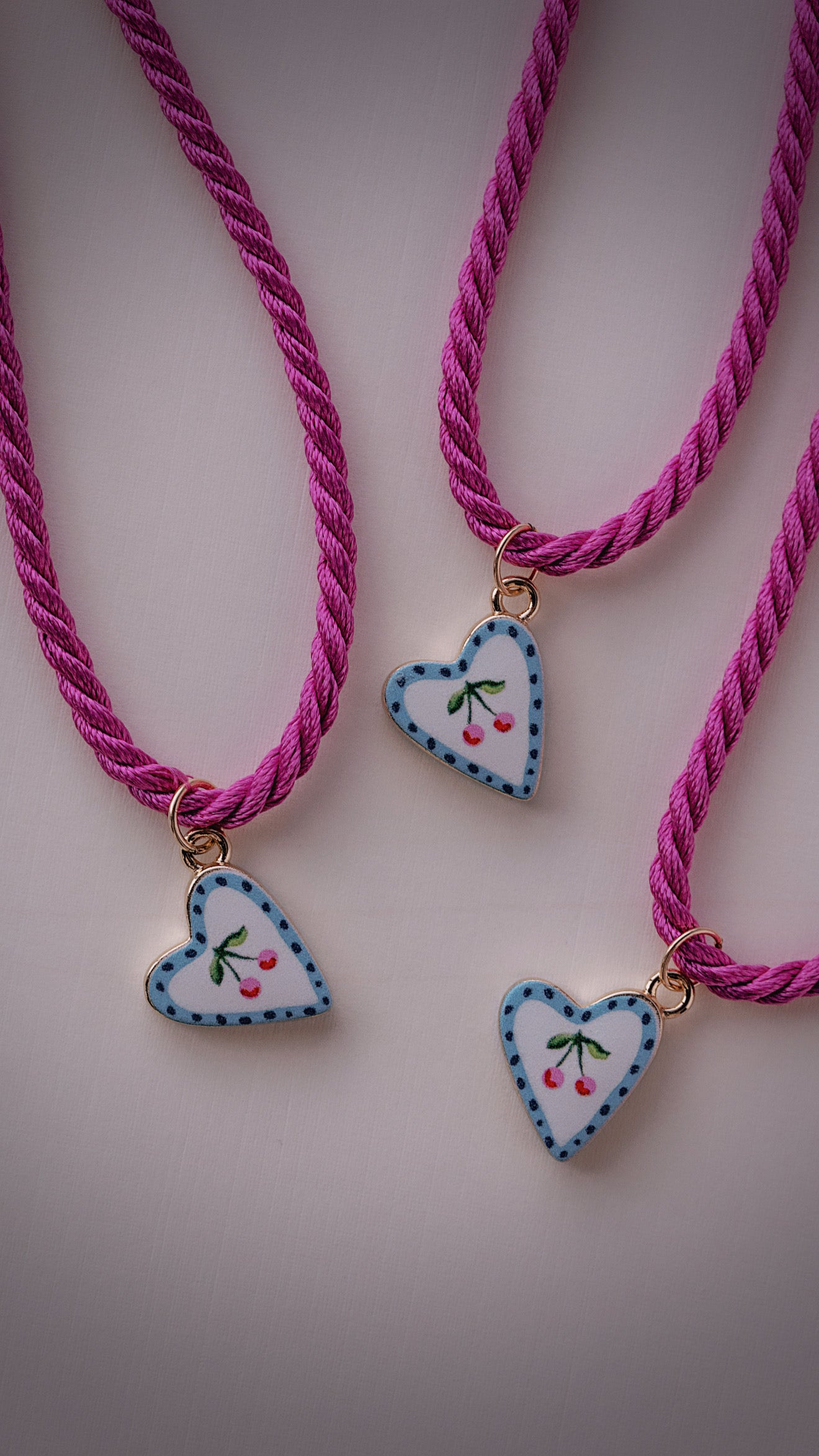 Cherry Heart Necklace