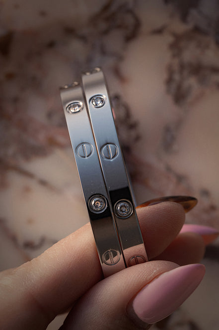 Luxe Lock CZ Bracelet