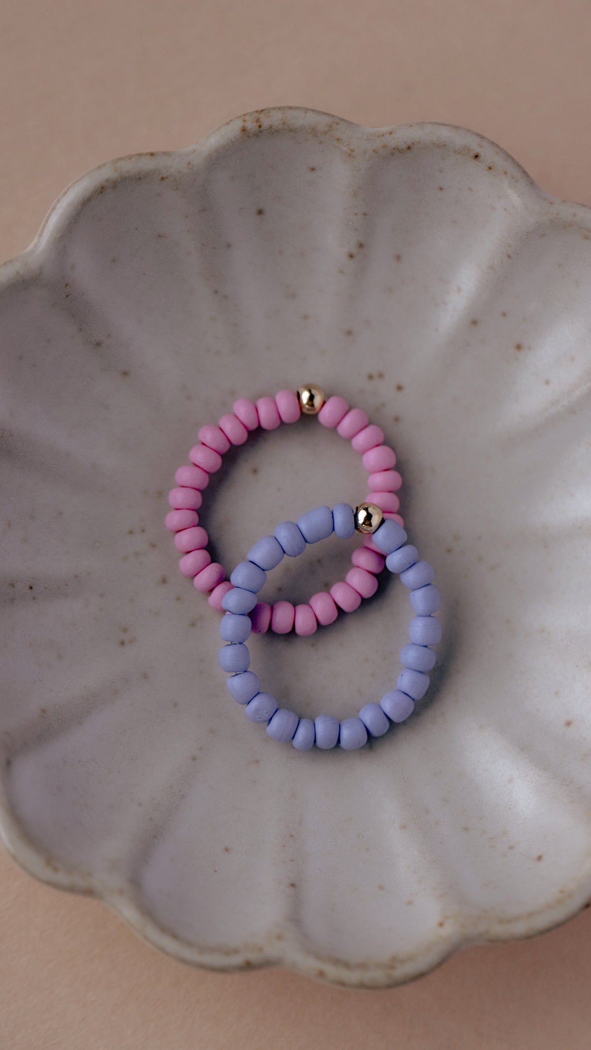 Matte Beaded Seed Ring