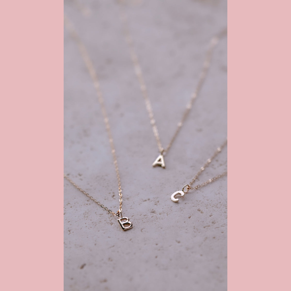 Itty Bitty Initial Necklace
