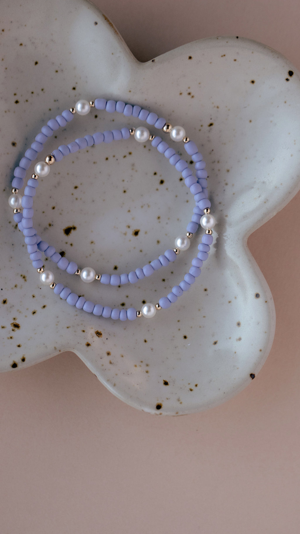 Periwinkle Pearl Bracelet