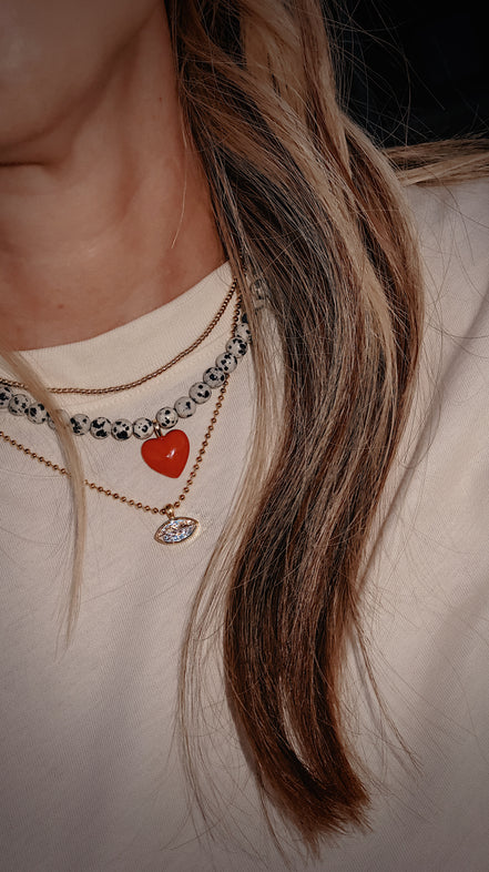 Jasper Love Necklace