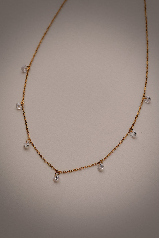 5 Stone Twinkle Necklace