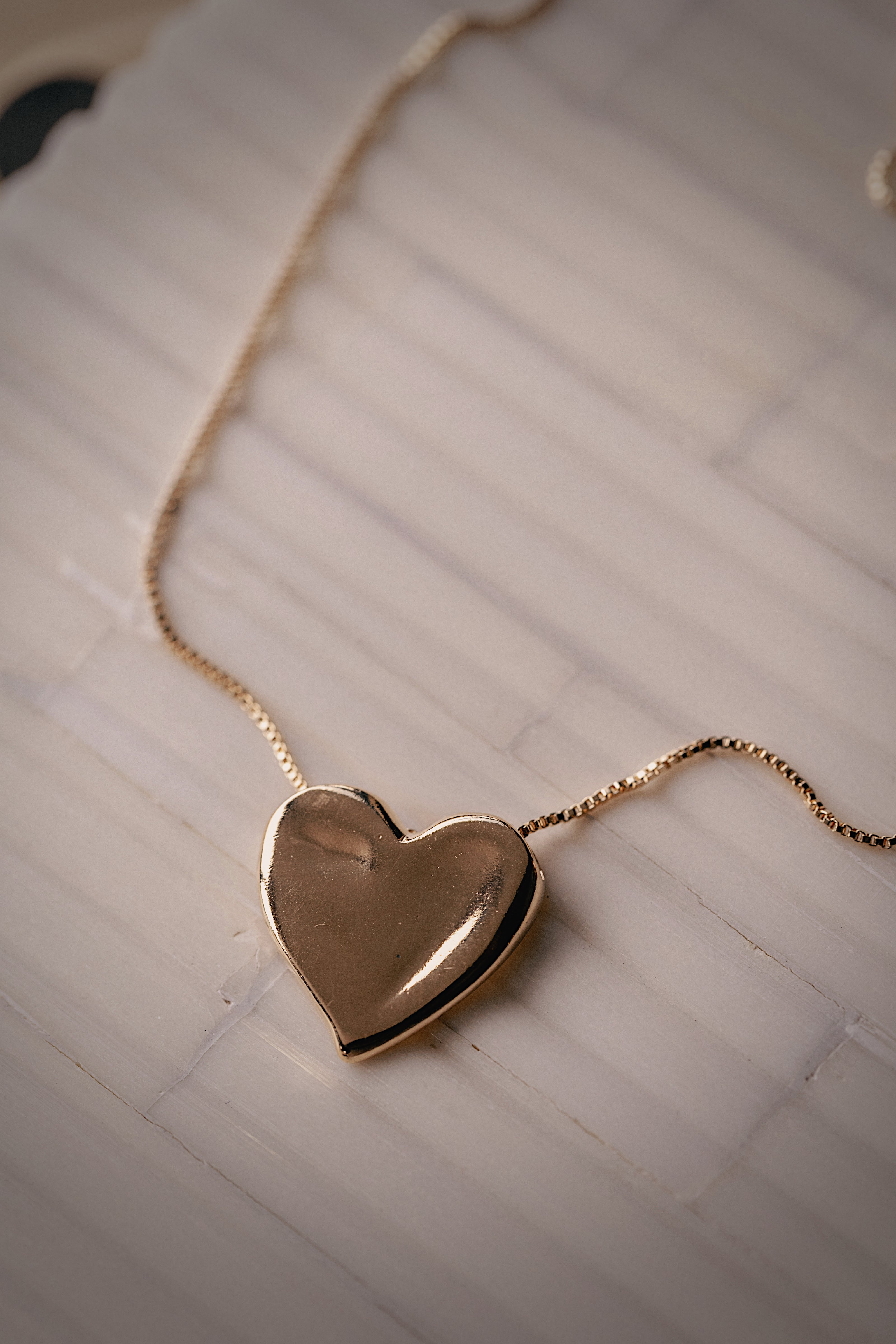 Heart Print Necklace
