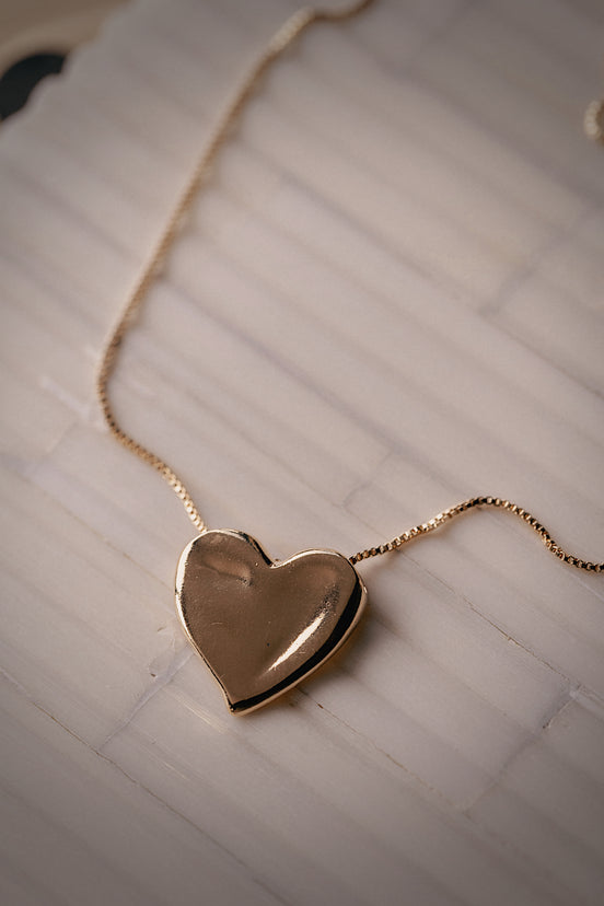Heart Print Necklace