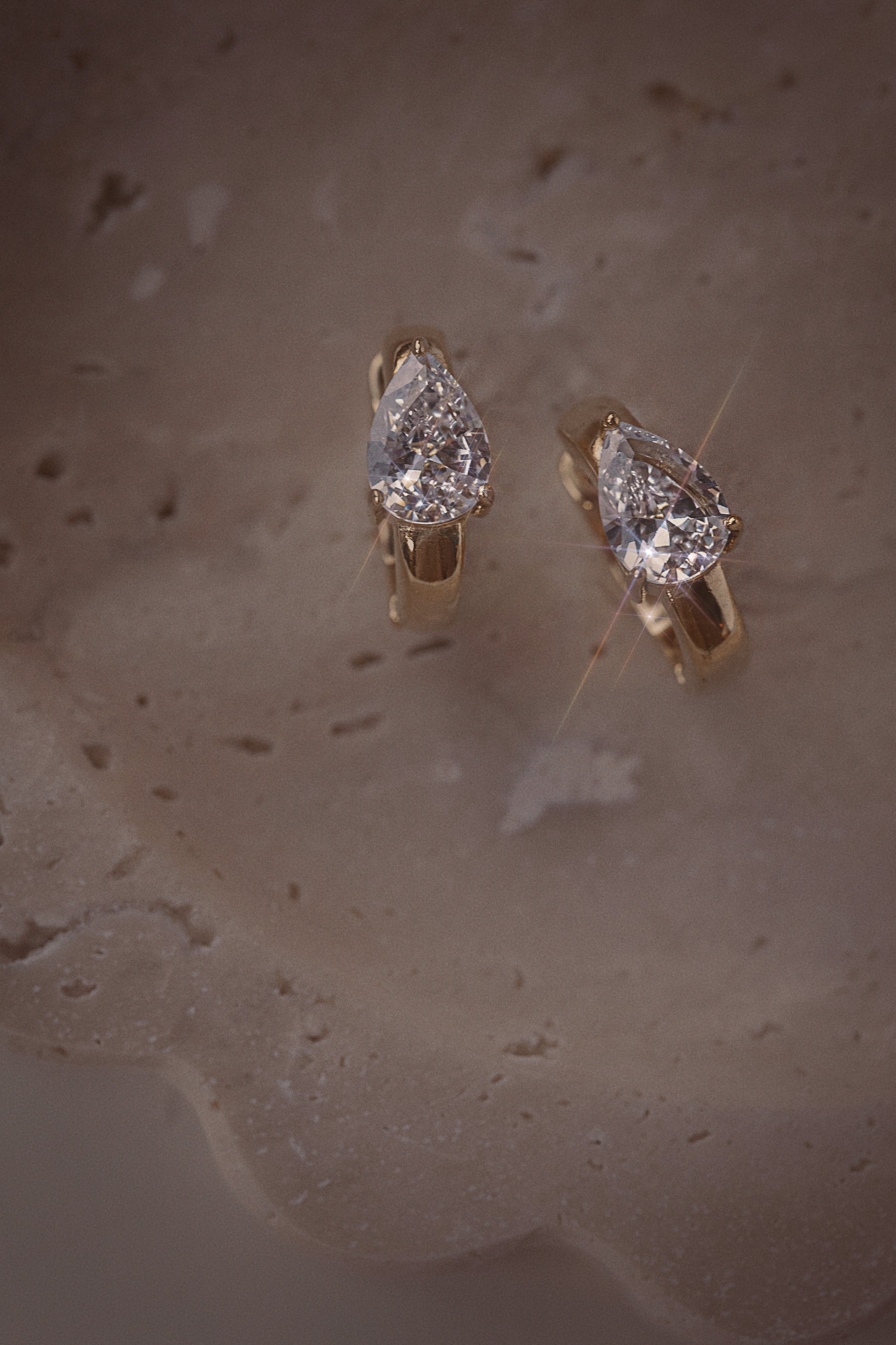 Teardrop Hoops