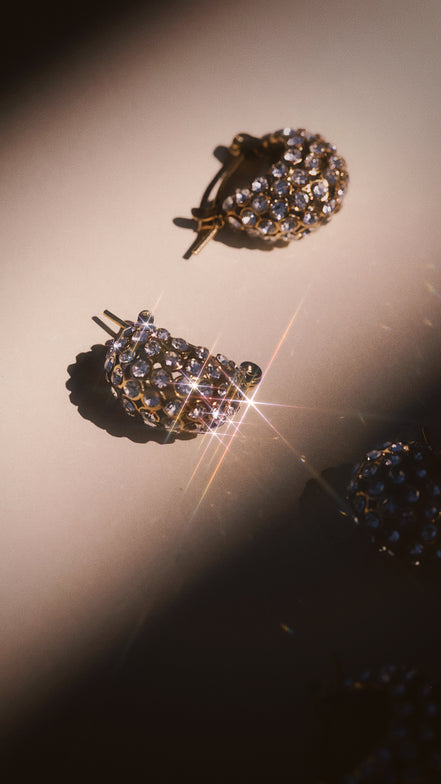 Crystal Cluster Earrings
