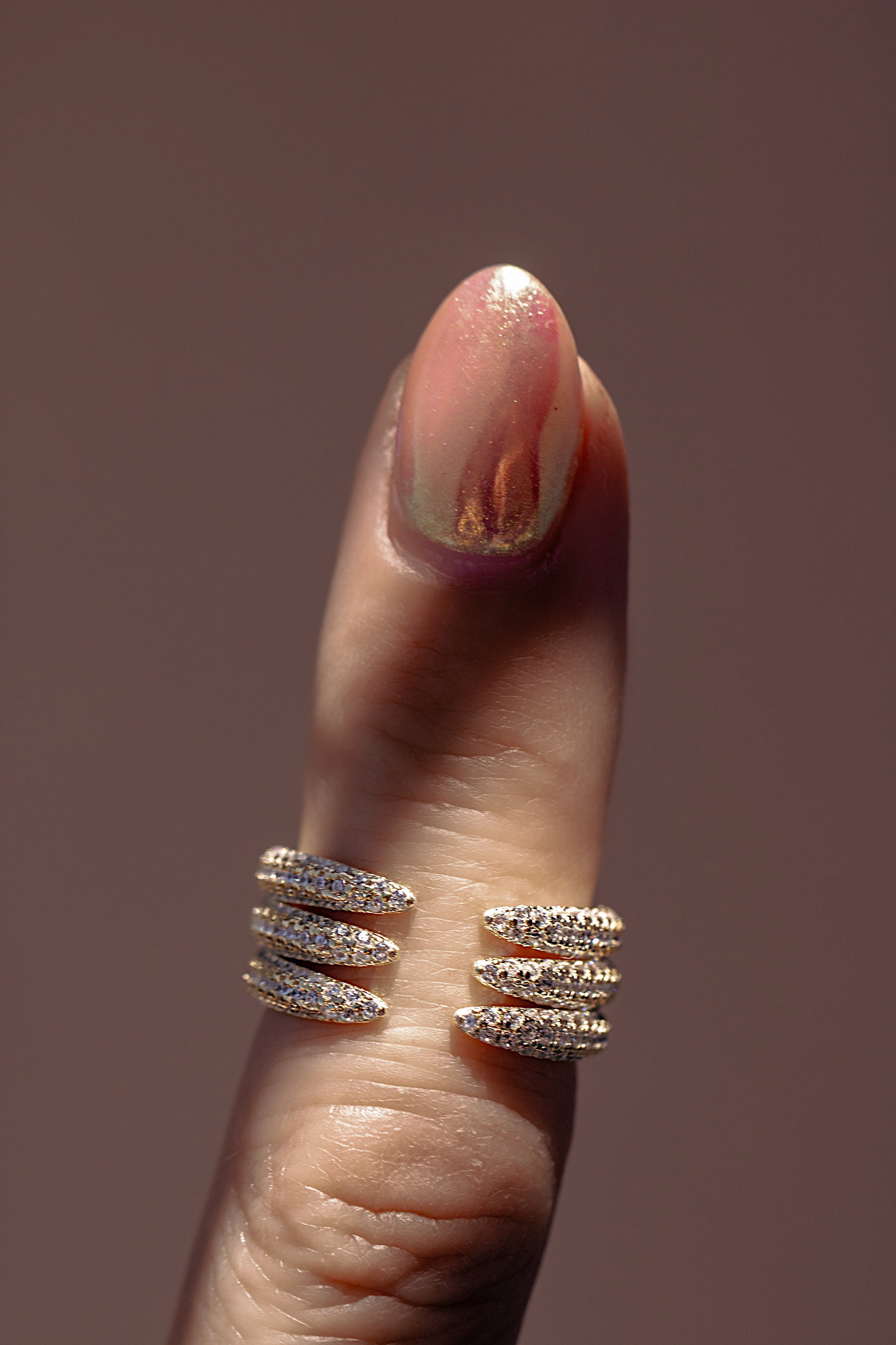 CZ Claw Ring - The Neon Cactus Studio