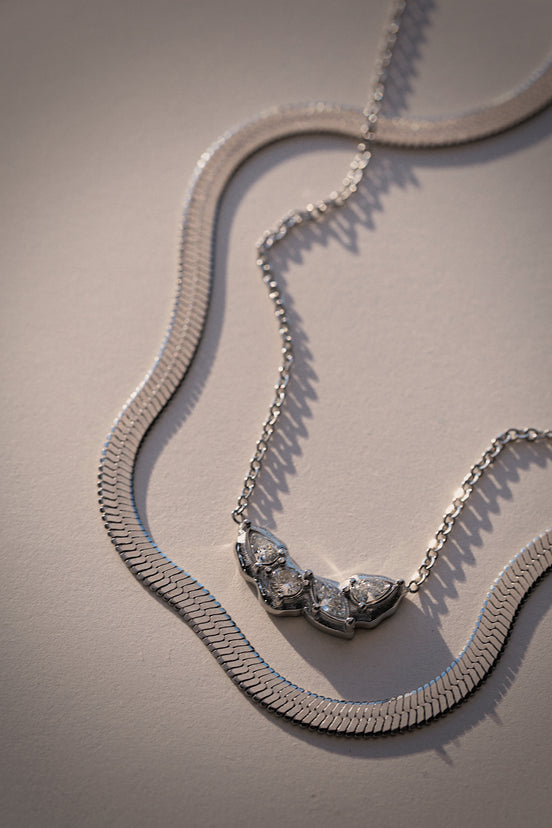 Silver Snake Chain Necklace