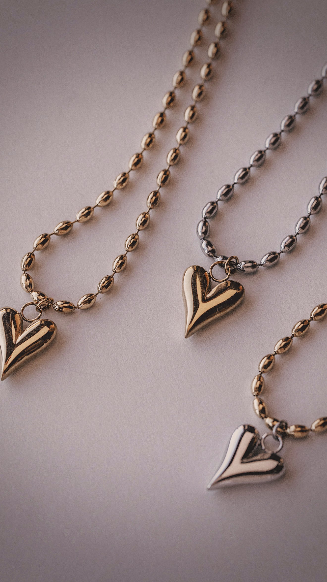 Amour Heart Necklace 2.0 - The Neon Cactus Studio