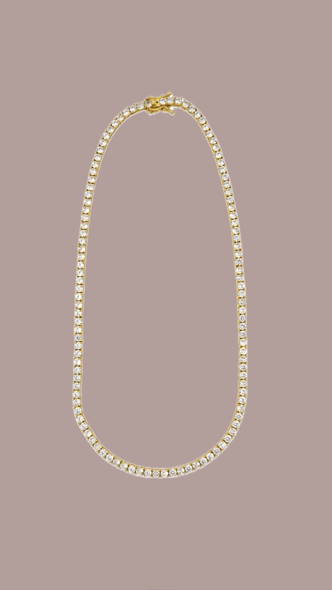 No Flip Tennis Necklace