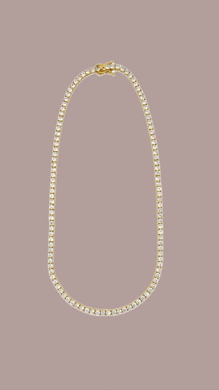 No Flip Tennis Necklace
