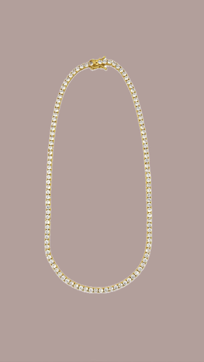 No Flip Tennis Necklace