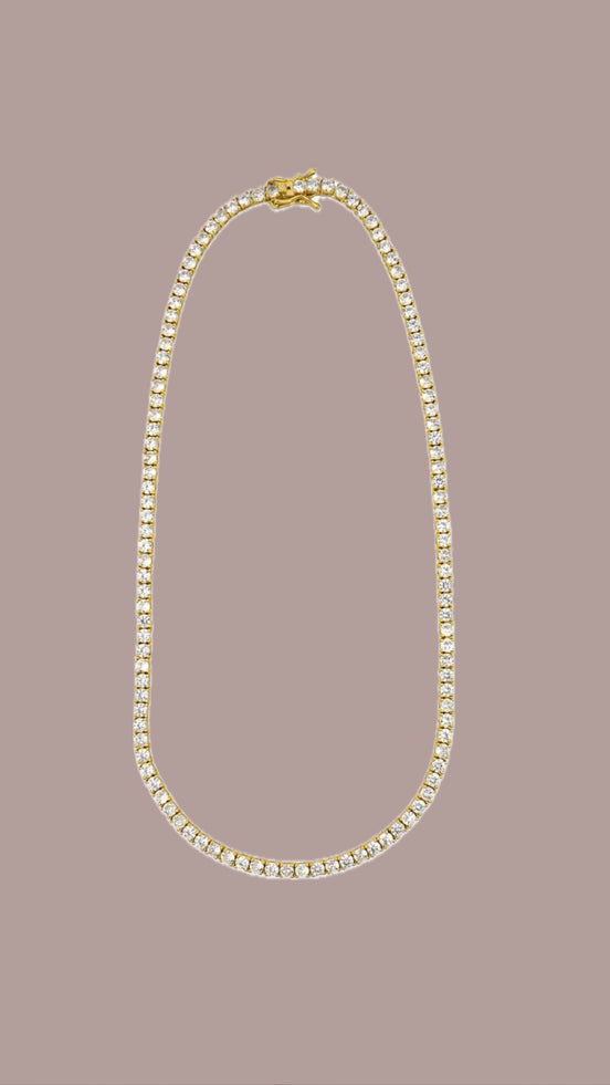 No Flip Tennis Necklace