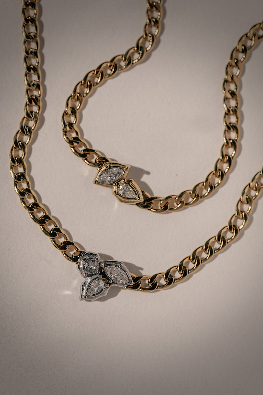 Edgy Marquise Necklace