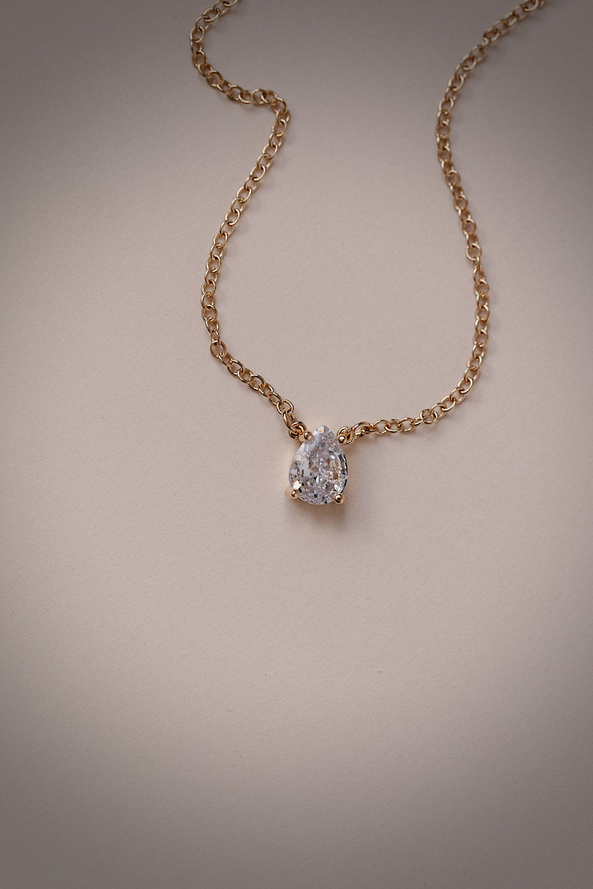 The Elodie Pear Necklace