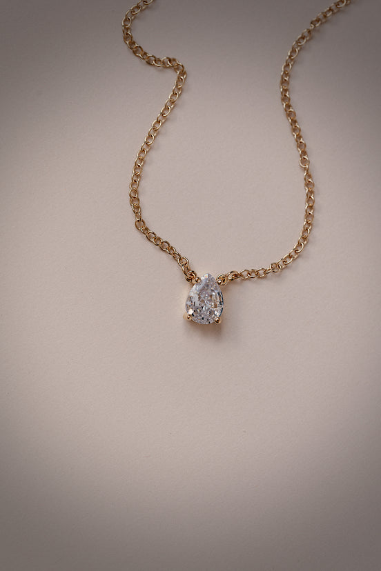 The Elodie Pear Necklace