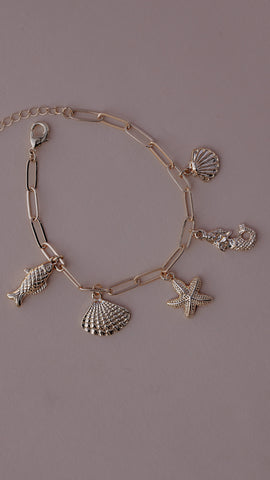 Sea Life Charm Bracelet