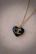 Black Heart Coco Necklace