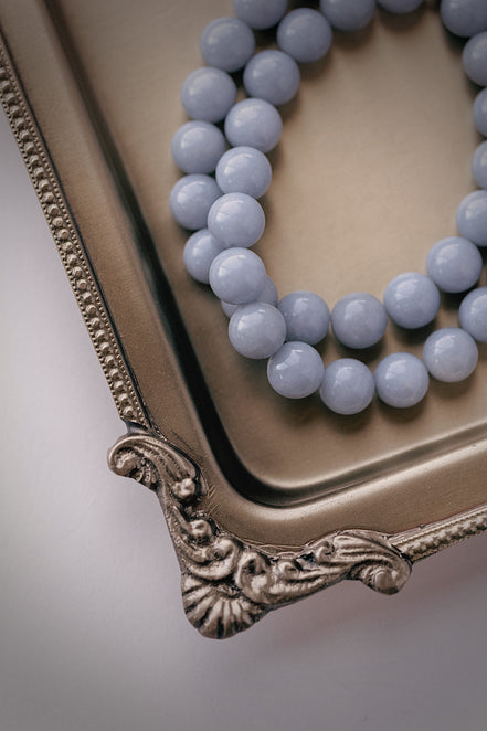 Blue Angelite Necklace