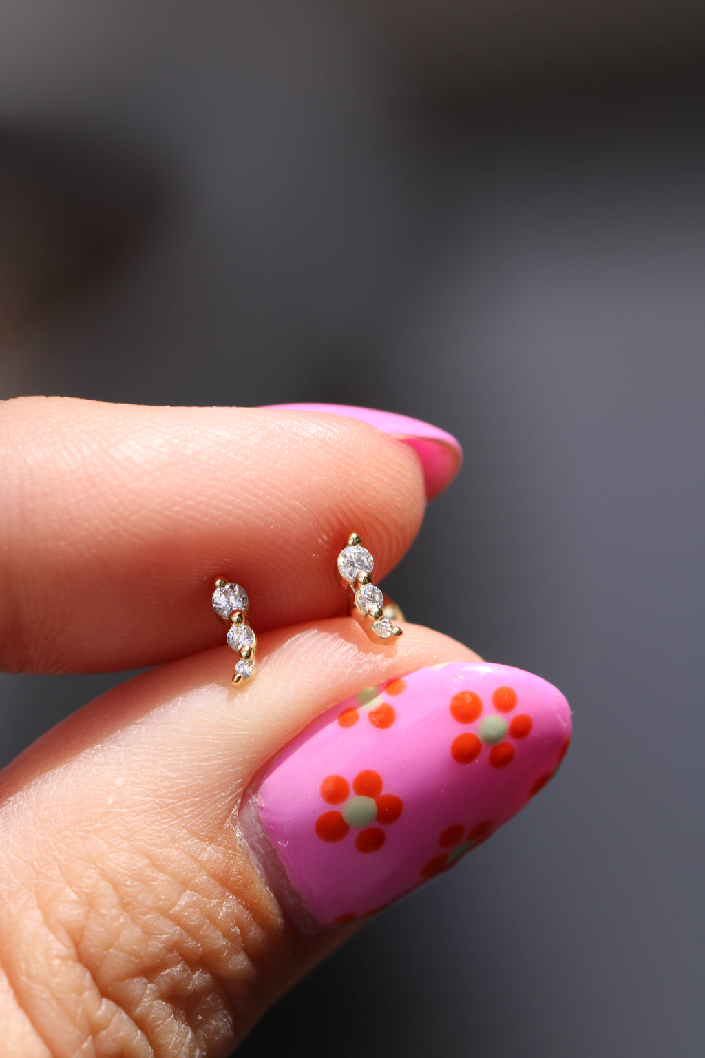 Curved Trio Studs