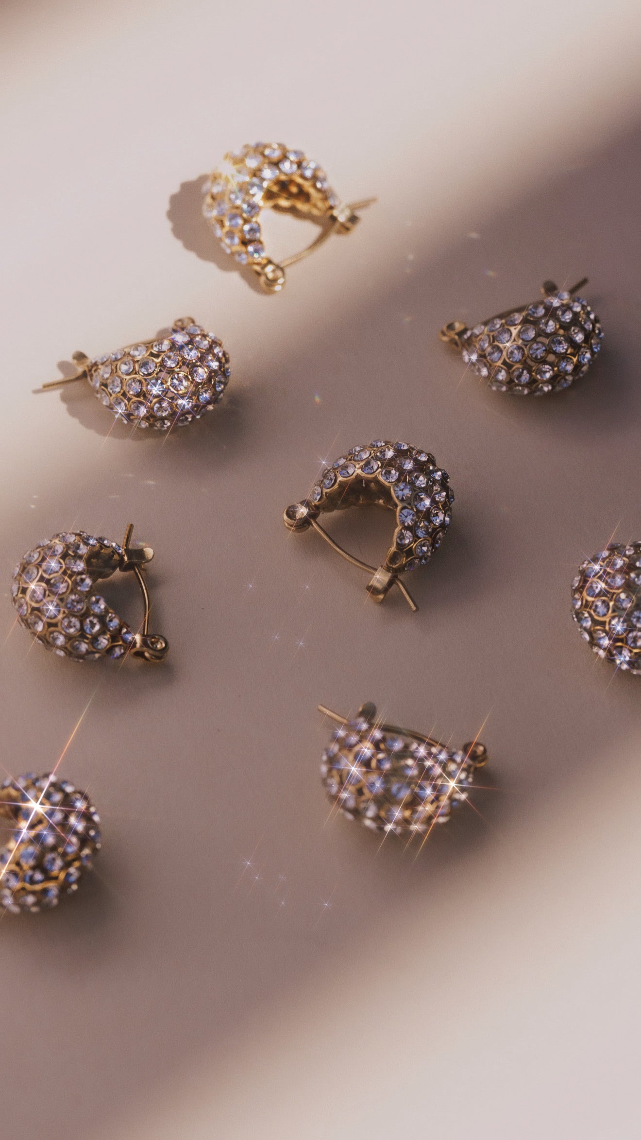 Crystal Cluster Earrings