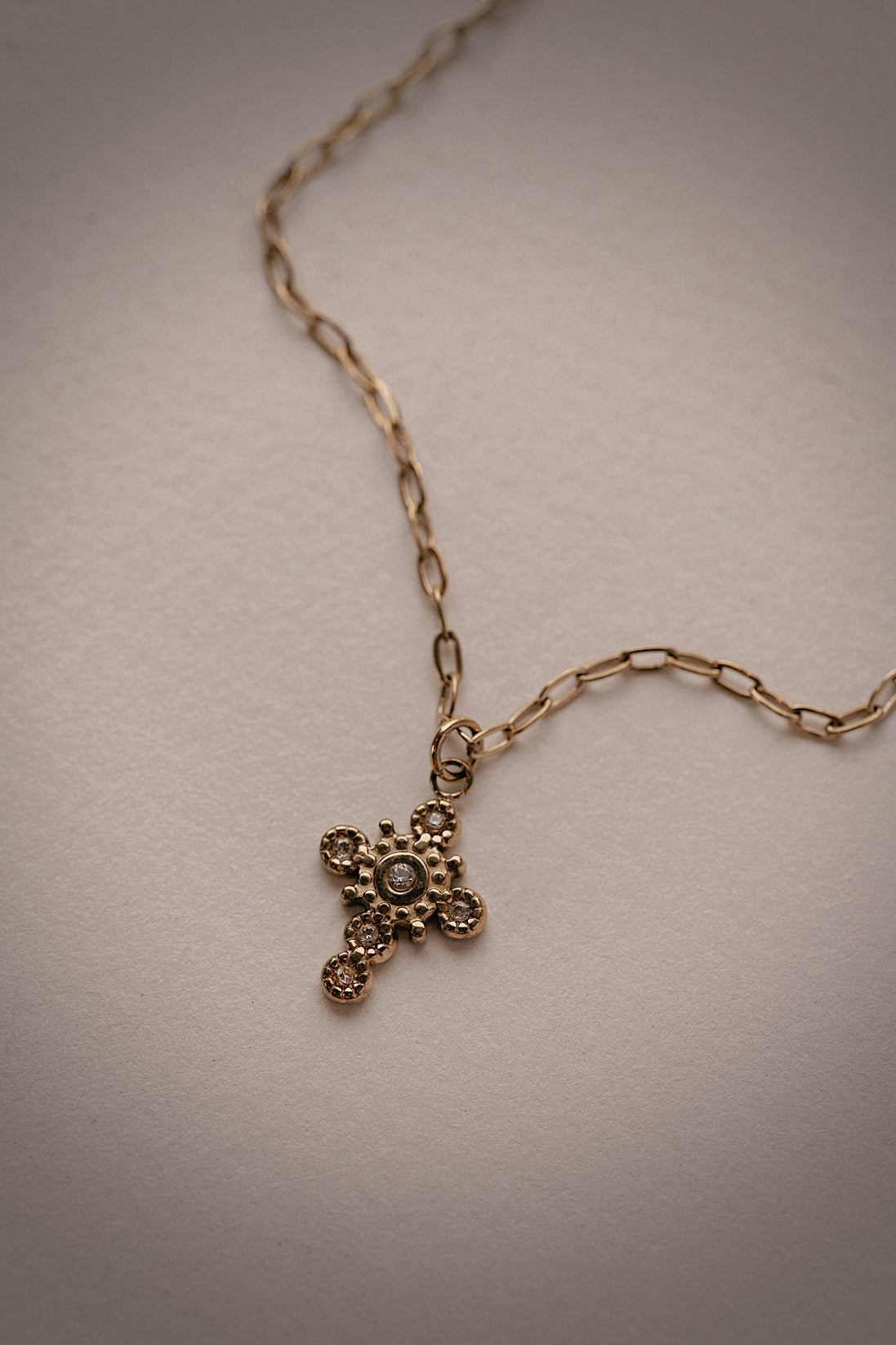 Medallion Cross Necklace