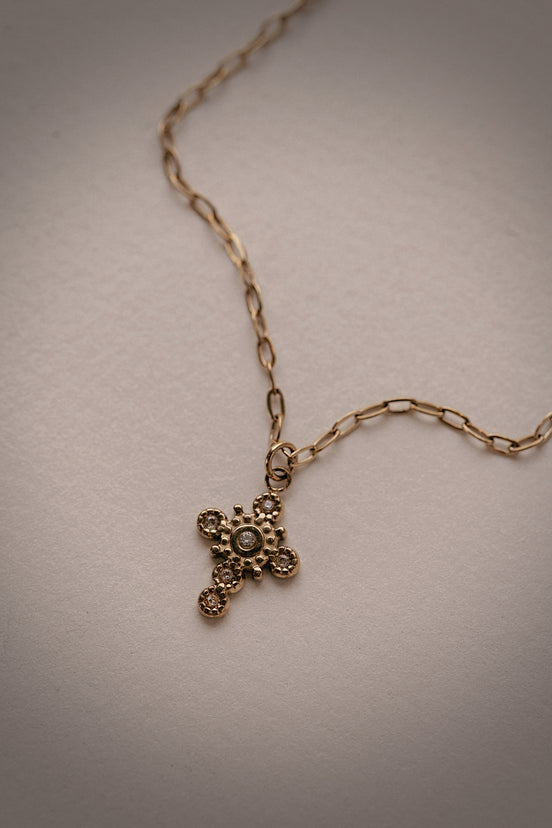 Medallion Cross Necklace