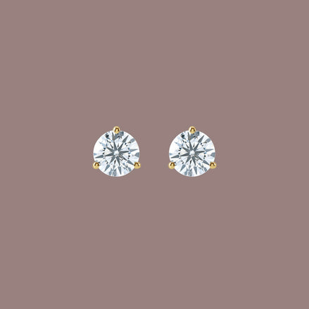 Lab Diamond Stud Earrings