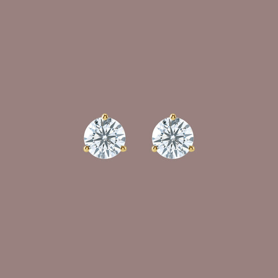 Lab Diamond Stud Earrings