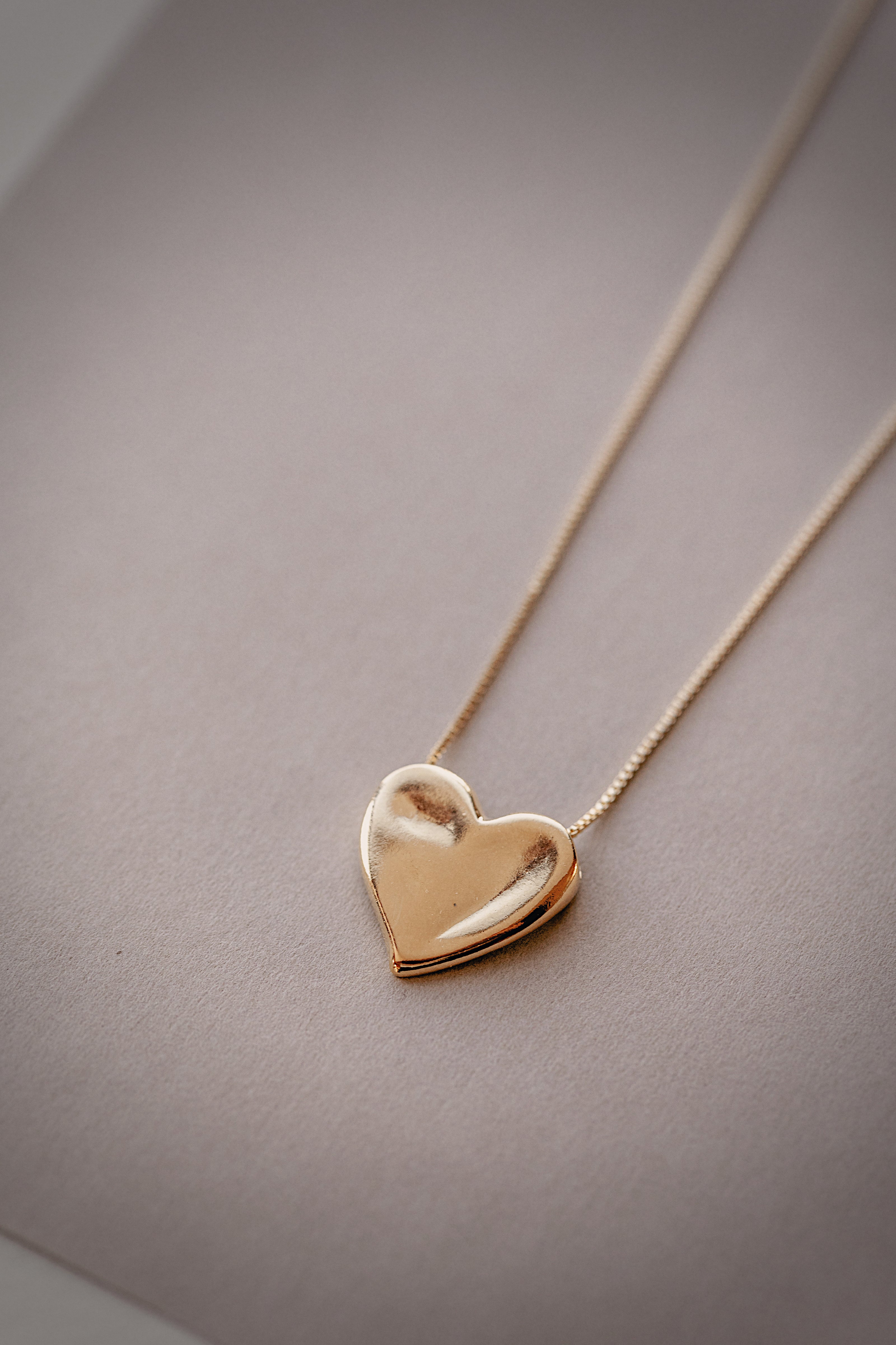 Heart Print Necklace