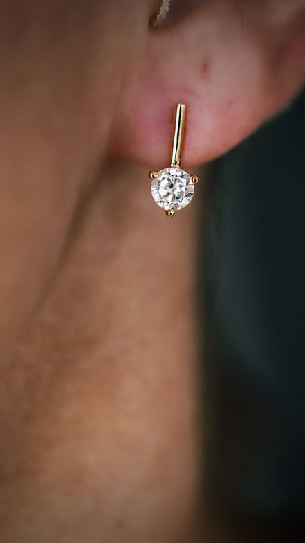 Everleigh Round Drop Earring