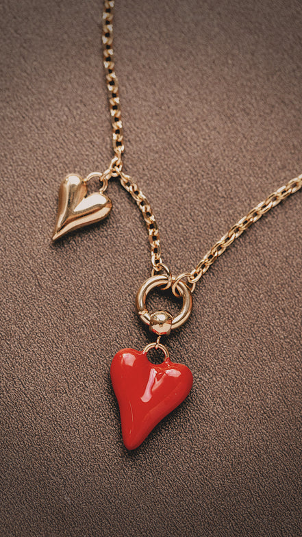 Red Rock Heart Necklace